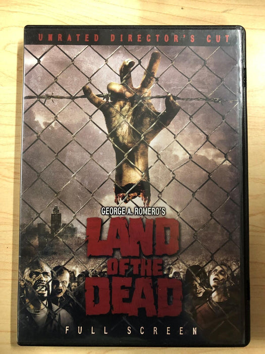 Land of the Dead (DVD, 2005, Unrated Directors Cut, Full Frame) - K6 - for just $2.50! 