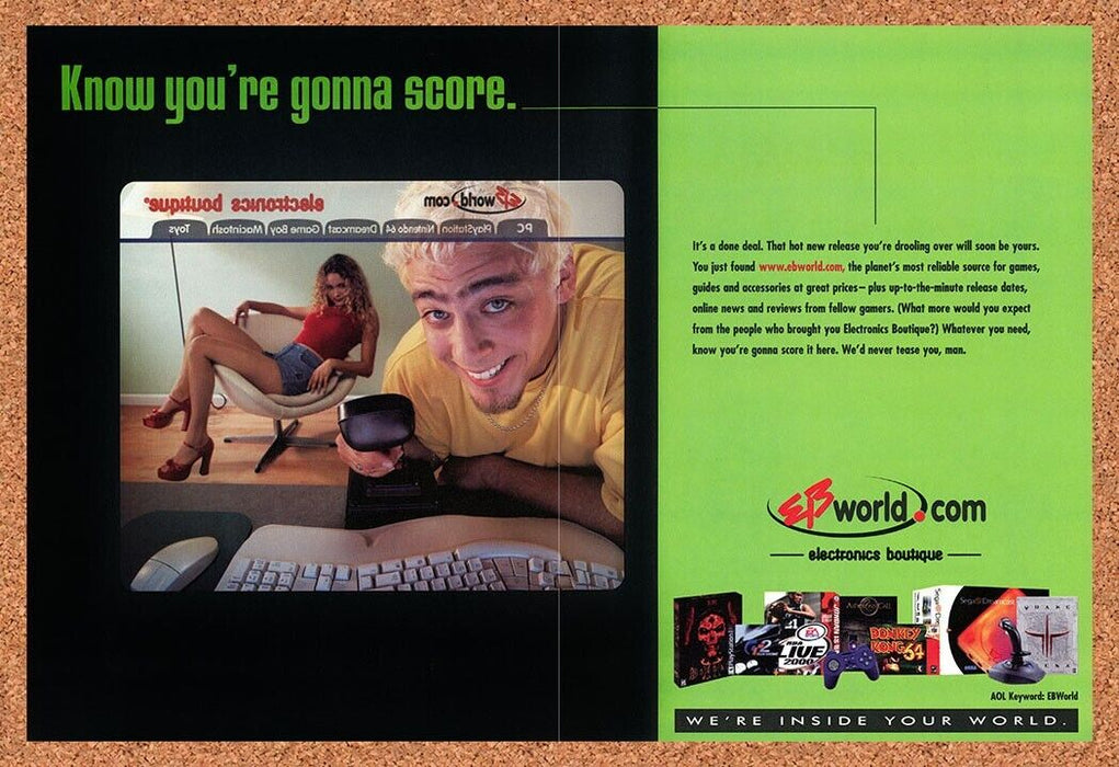 1999 EB World Original EB Games Nintendo Ad - for just $21.49! 