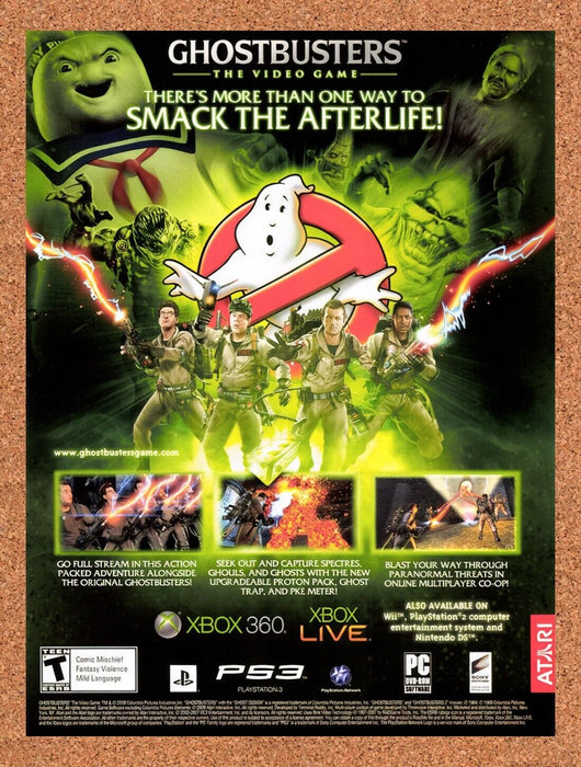 2009 Ghostbusters The Video Game Xbox 360 Original Ad v1 - for just $15.29! 