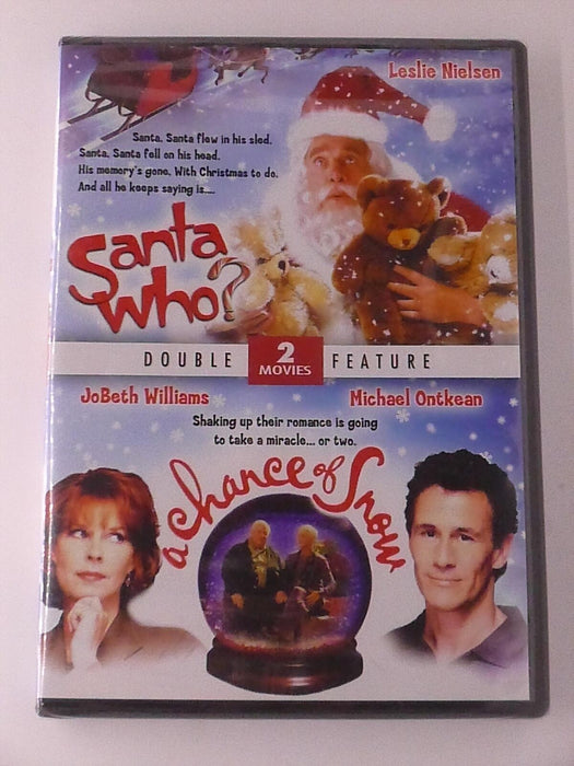 Santa Who - A Chance of Snow (DVD, Christmas double feature) - NEW24 - for just $4.99! 