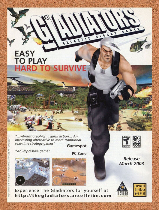 2005 Gladiators Galactic Circus Games PC Original Ad - for just $19.49! 