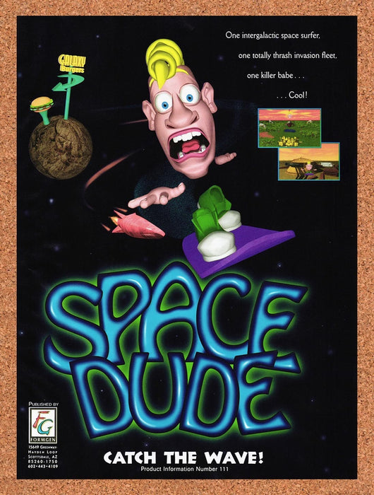 1996 Space Dude PC Original Ad v1 - for just $19.49! 