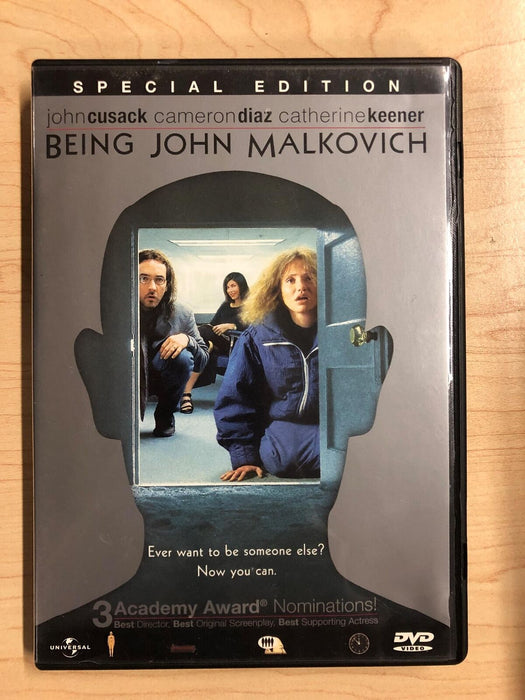 Being John Malkovich (DVD, 1999) - K8 - for just $2.50! 