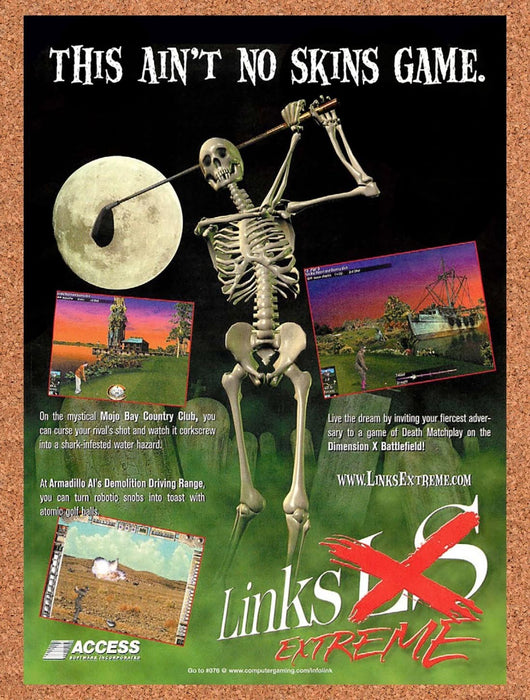 1999 Links Extreme Golf PC Original Ad v1 - for just $19.49! 