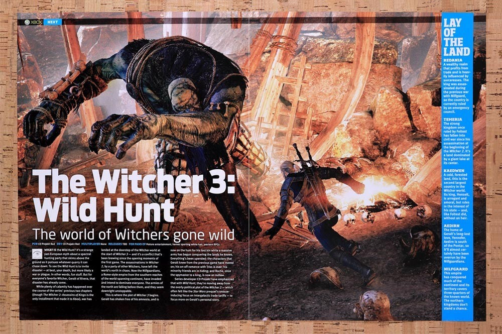 2013 Witcher 3 Wild Hunt Xbox One Original Ad v3 - for just $21.49! 