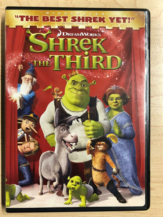 Shrek the Third (DVD, Widescreen, 2007) - K7 - for just $1.99! 