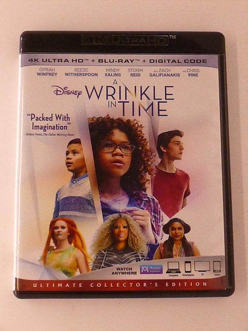 A Wrinkle in Time (Blu-ray, 4K Ultra HD, Disney, 2018) - K8 - for just $4.99! 