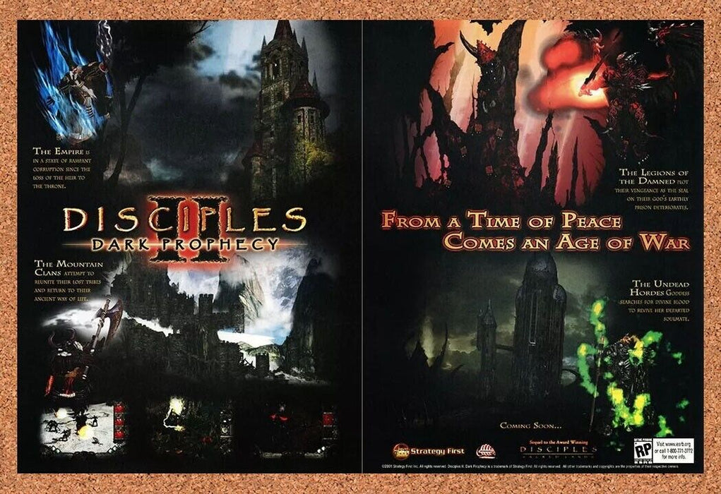 2004 Disciples 2 PC Dark Prophecy Original Ad - for just $22.49! 