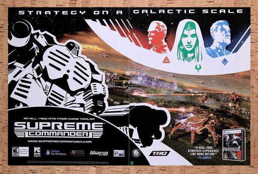 2003 Supreme Commander PC Original Ad v2 - for just $21.49! 
