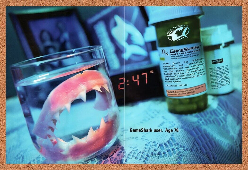 1997 GameShark Video Game Enhancer Original Ad v7 - for just $18.27! 