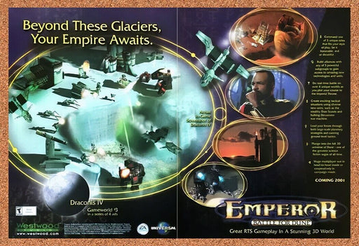 2001 Emperor Battle for Dune PC Original Ad v3 - for just $18.27! 