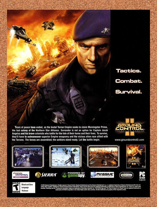 2004 Ground Control II Operation Exodus PC Original Advertisement v1 - for just $19.49! 