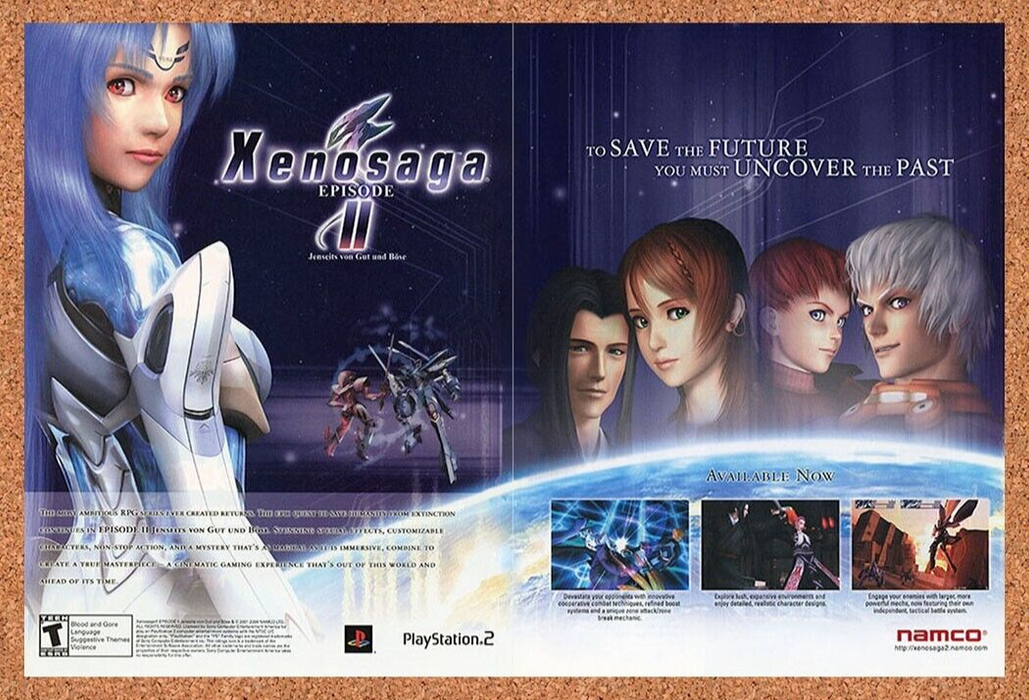 2005 Xenosaga Episode II PS2 Original Ad v1 - for just $21.49! 