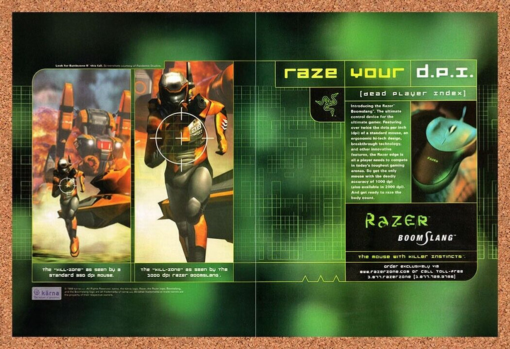 1999 Battlezone II Combat Commander Razer Boomslang Original Ad v3 - for just $18.27! 