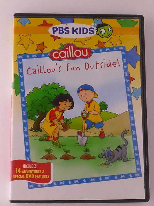 Caillou - Caillous Fun Outside (DVD, PBS Kids, 14 adventures) - K0303 - for just $2.99! 