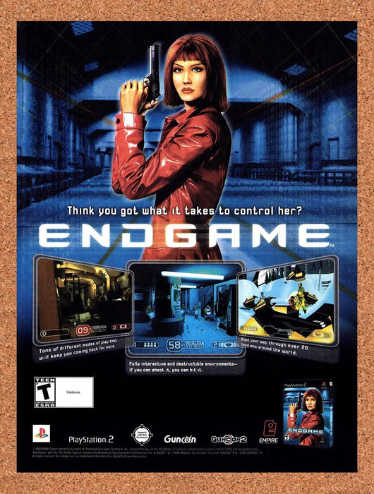 2002 Endgame PS2 Original Advertisement v1 - for just $19.49! 