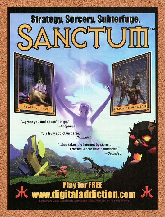 2000 Sanctum PC Original Ad - for just $17.99! 