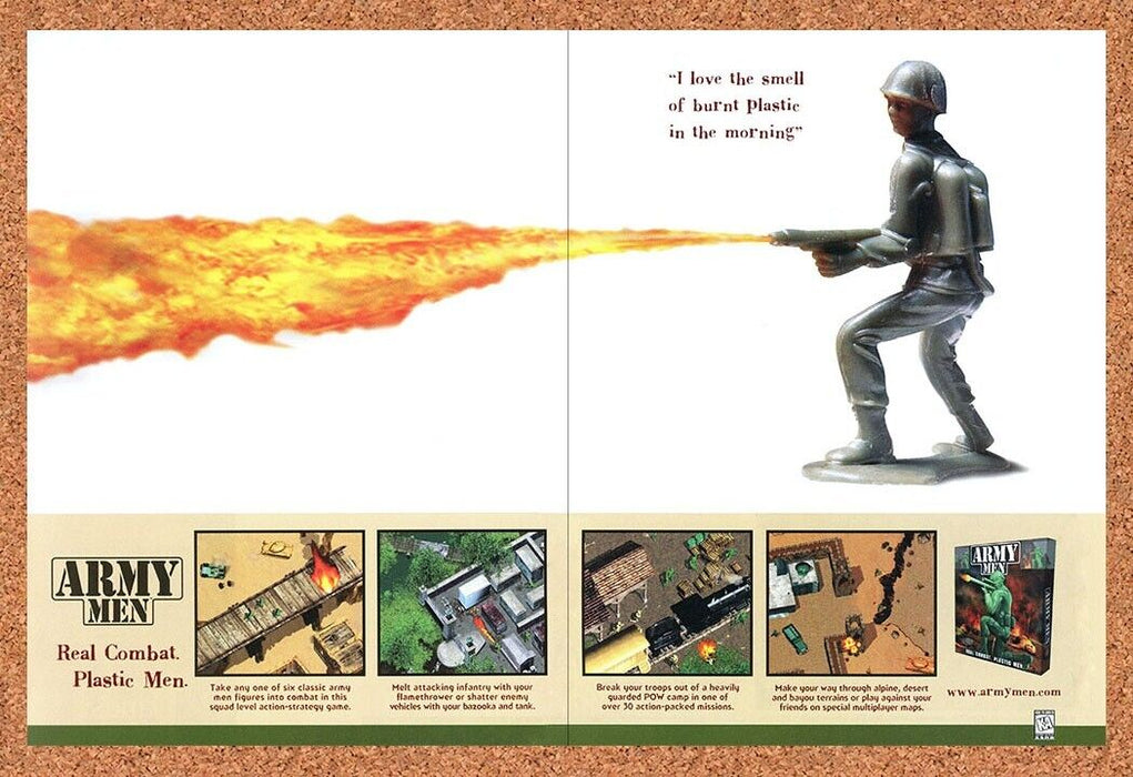 2000 Army Men PC Original Flamethrower Ad - for just $21.49! 