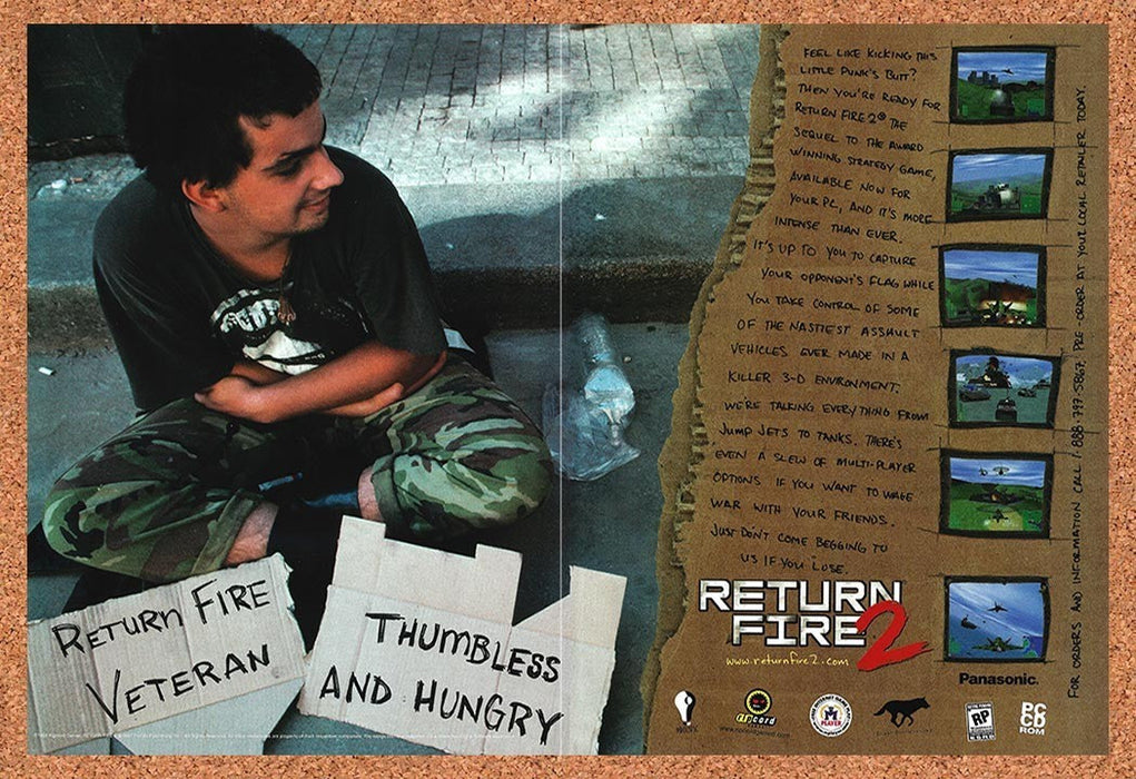 1998 Return Fire 2 PC Original Advertisement v3 - for just $23.99! 