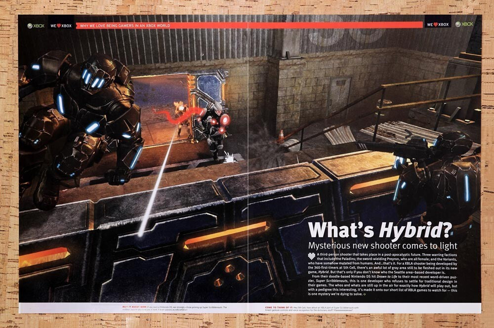 2011 Hybrid Xbox 360 Original Ad v1 - for just $21.49! 