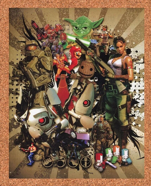 2013 Video Game Promo Collage Original Halo Star Wars Ad - for just $17.99! 