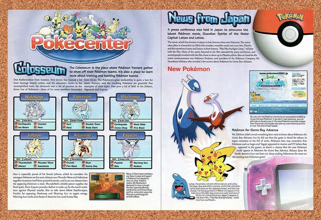 2002 Pokemon GBA Original Ad v1 - for just $21.49! 