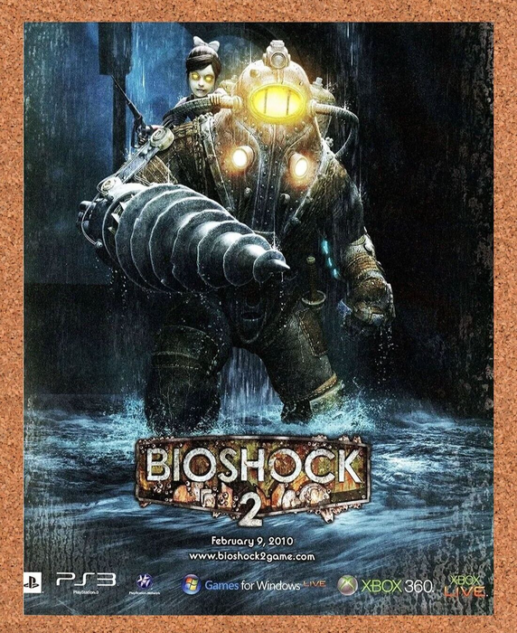 2011 BioShock 2 Xbox 360 Original Video Game Ad - for just $17.99! 