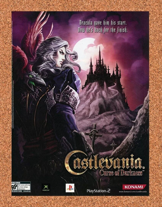 2006 Castlevania Curse of Darkness PS2 Original Ad - for just $17.99! 