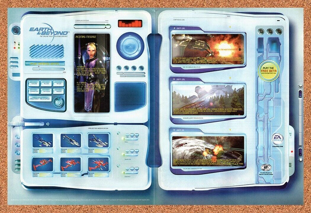 2002 Earth & Beyond PC Original Ad - for just $21.49! 