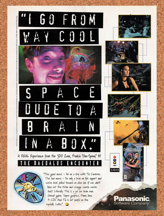 1995 The Daedalus Encounter 3DO Original Ad v1 - for just $17.99! 