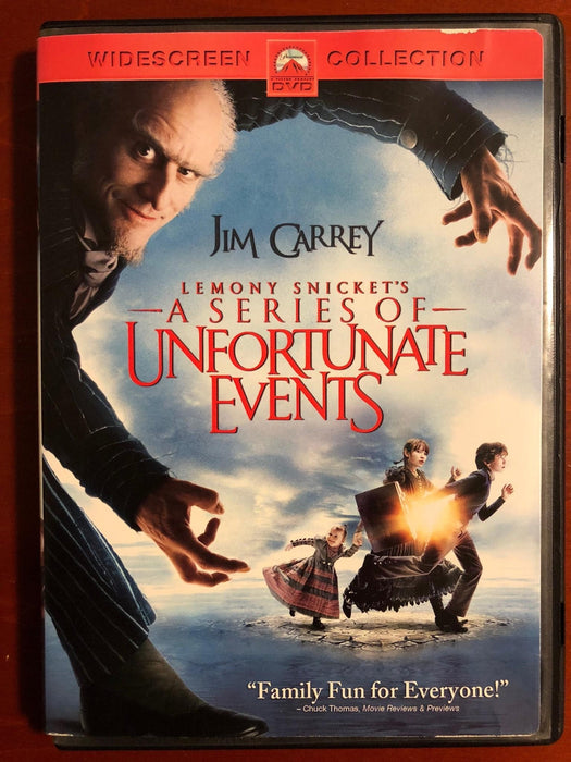 Lemony Snickets A Series of Unfortunate Events (DVD, 2004, Widescreen) - J1105 - for just $1.99! 