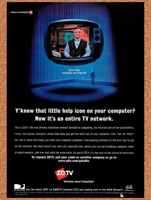 1998 Gamespot TV ZDTV Original Advertisement v2 - for just $19.49! 