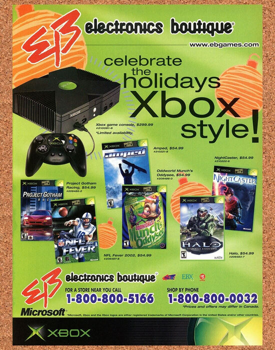 2003 EB Games Xbox Original Holiday Ad v5 - for just $17.99! 