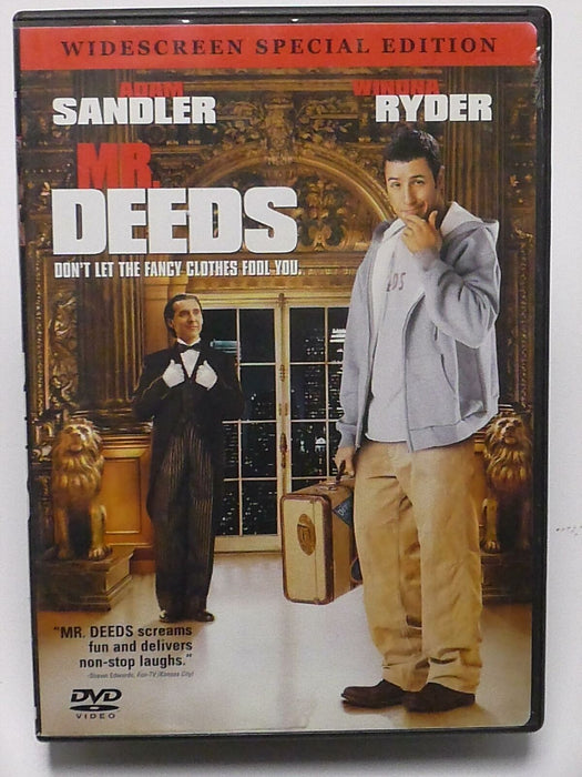 Mr. Deeds (DVD, Widescreen, 2002) - L04 - for just $1.99! 
