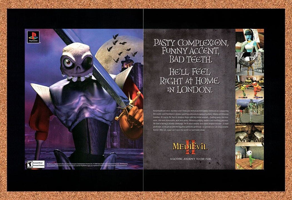 2002 Medieval II PS1 Original Ad - for just $21.49! 