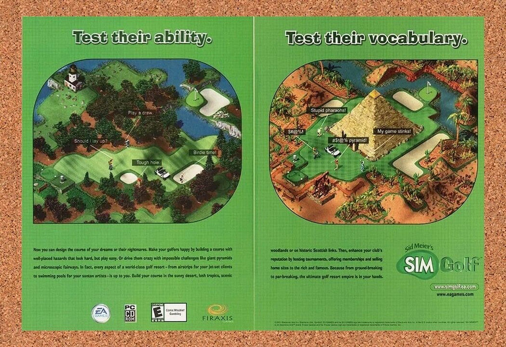 2004 Sim Golf PC Original Ad - for just $22.49! 