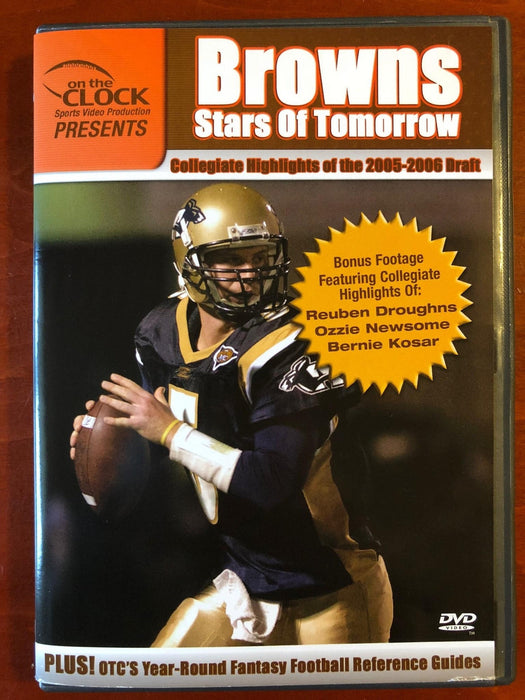 Browns Stars of Tomorrow Collegiate Highlights 2005-2006 Draft (DVD) - L02 - for just $1.99! 