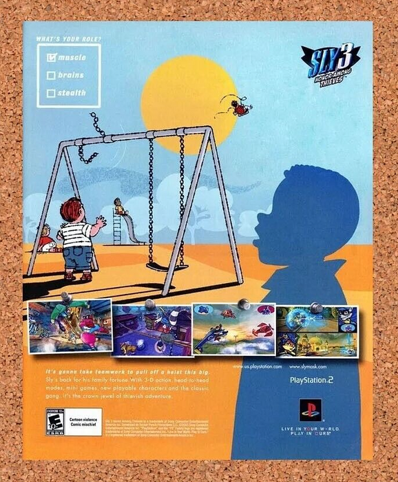 2006 Sly Cooper 3 PS2 Honor among Thieves Original Ad v1 - for just $17.99! 