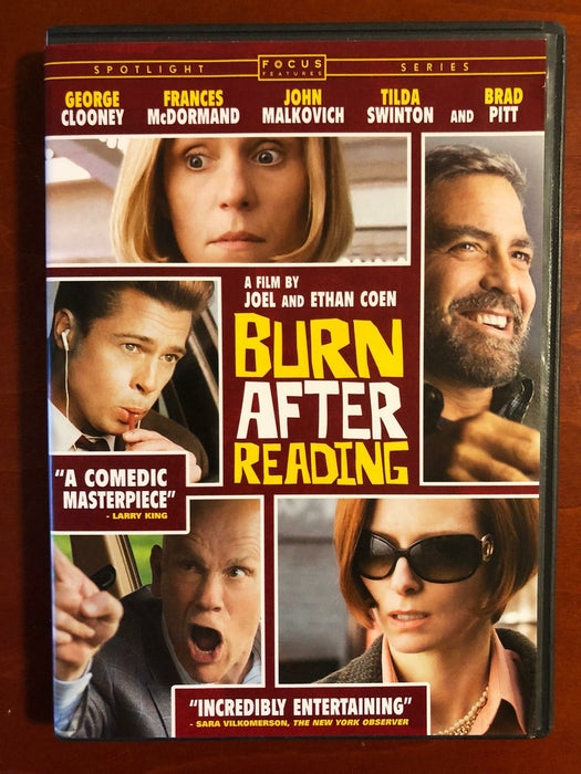 Burn After Reading (DVD, 2008) - K10 - for just $1.99! 