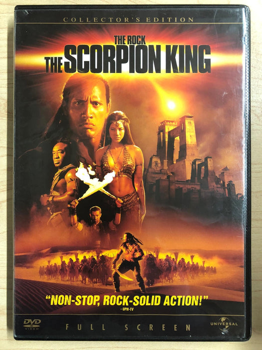 The Scorpion King (DVD, Full Screen, 2002, Collectors Edition) - J1105 - for just $1.99! 