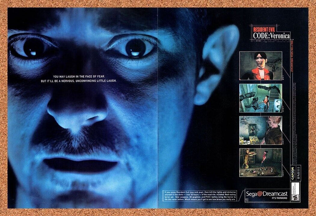 2002 Resident Evil Code Veronica Dreamcast Original Ad v1 - for just $21.49! 