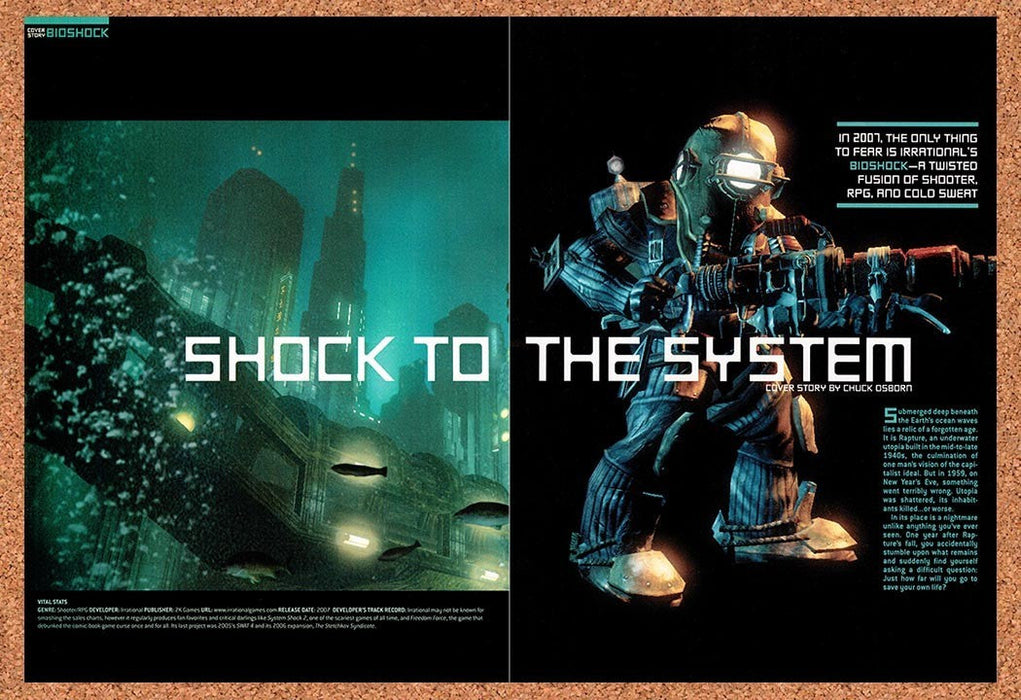 2006 Bioshock PC Original Advertisement vr4 - for just $23.99! 