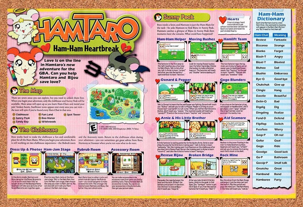 2003 Hamtaro GBA Original Ad - for just $21.49! 