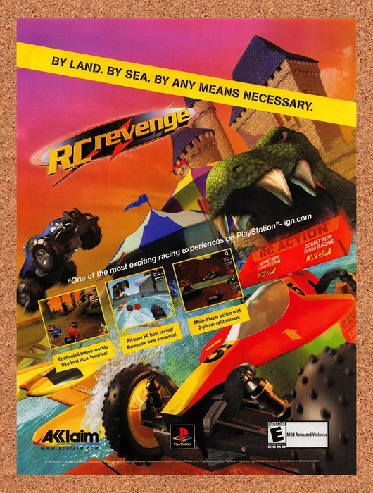2000 RC Revenge PS1 Original Ad v1 - for just $16.57! 