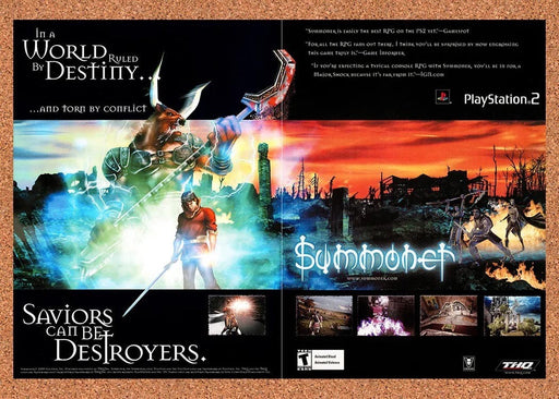 2001 Summoner PS2 Original Advertisement v4 - for just $23.99! 