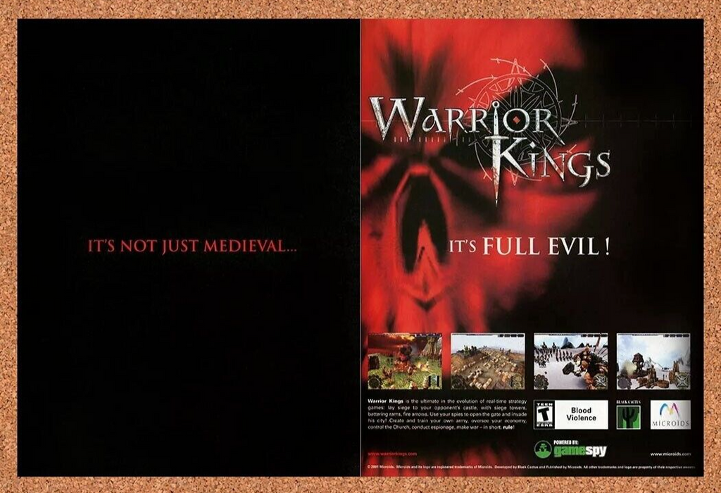 2004 Warrior Kings PC Original Ad - for just $22.49! 