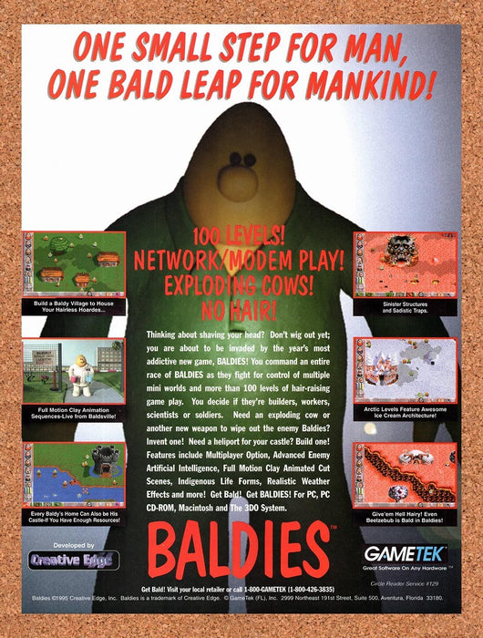 1995 Baldies PC Original Ad v1 - for just $17.99! 