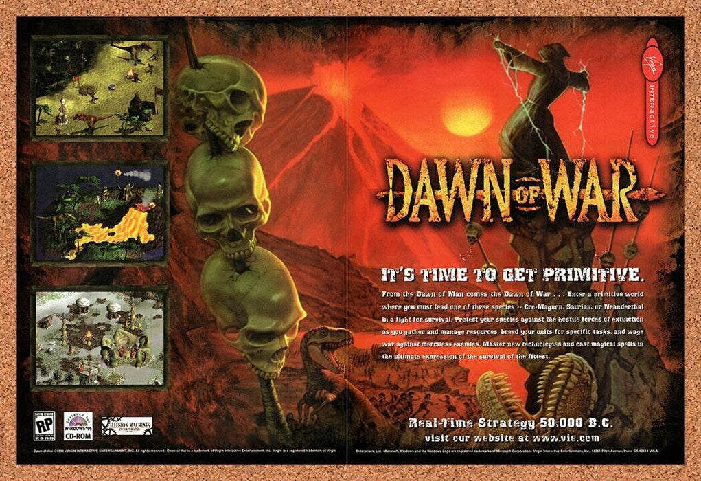 1998 Dawn Of War PC Original Ad v2 - for just $21.49! 