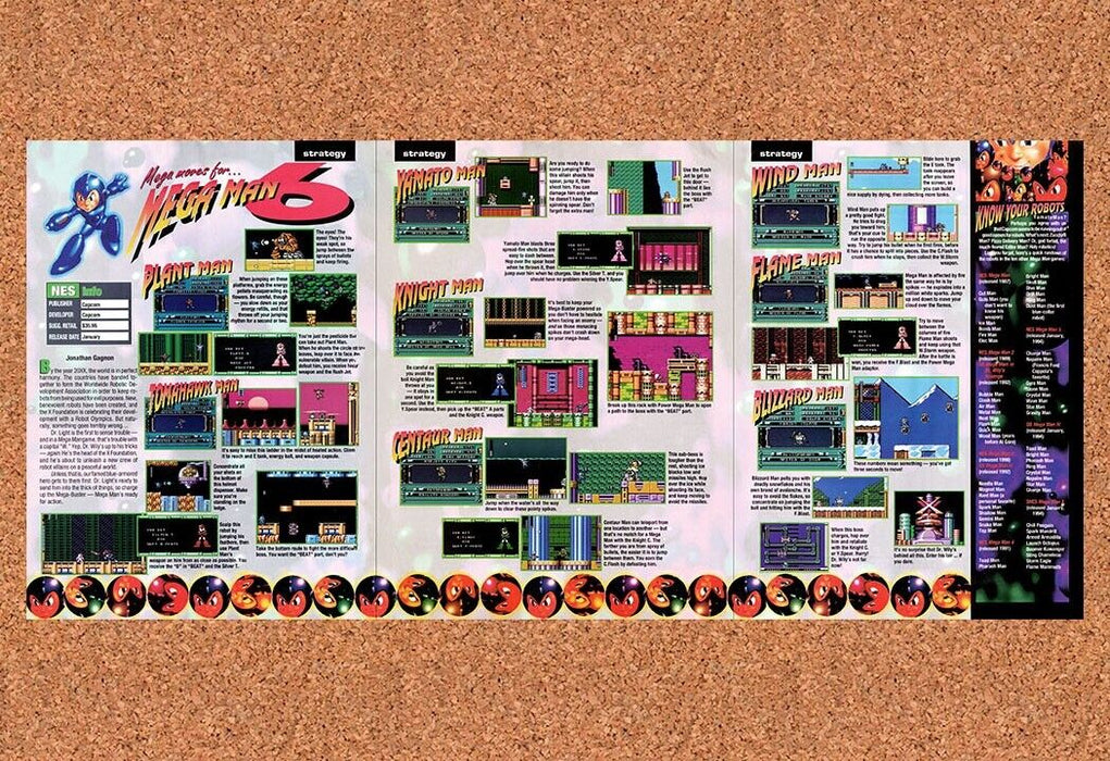 1994 Mega Man 6 NES Original Ad v1 - for just $24.49! 