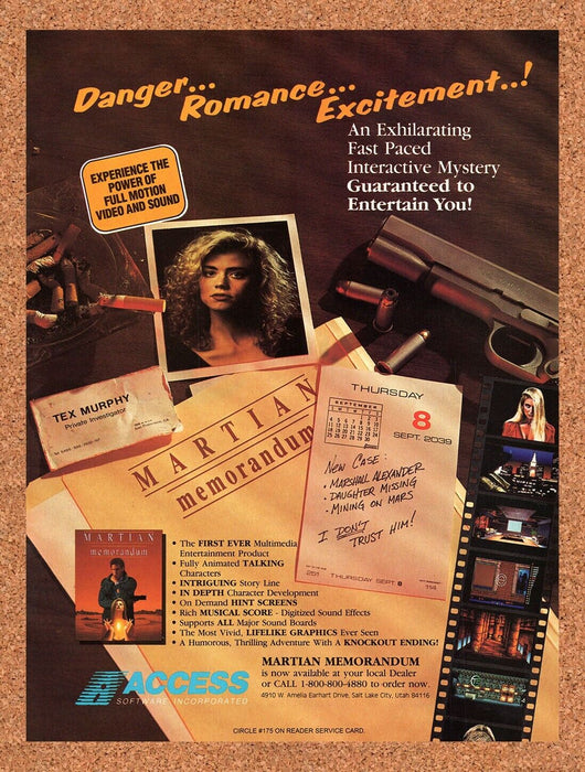 1992 Martian Memorandum IBM Original Ad v1 - for just $17.99! 